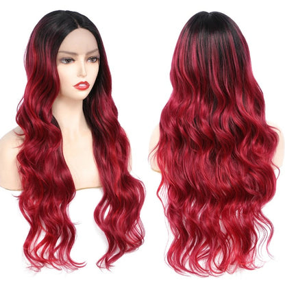 Swiss Lace Front Long And Wavy Wig