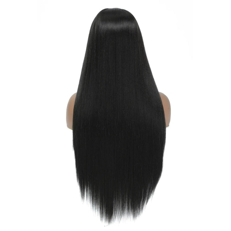 Swiss Lace Front Long Straight Hair Wig