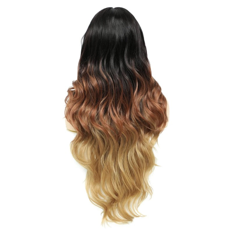 Swiss Lace Front Long Wave Wigs