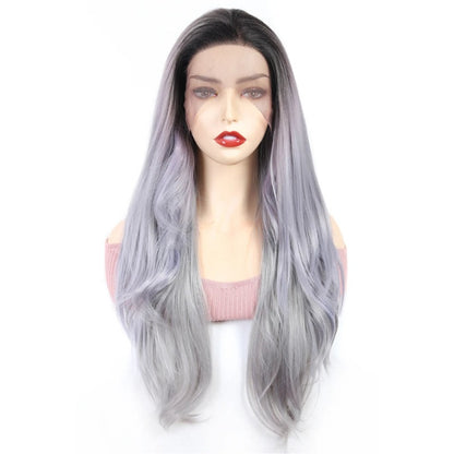 Swiss Lace Front Straight Long Wigs