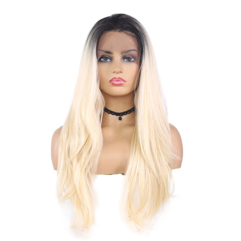 Swiss Lace Front Straight Long Wigs