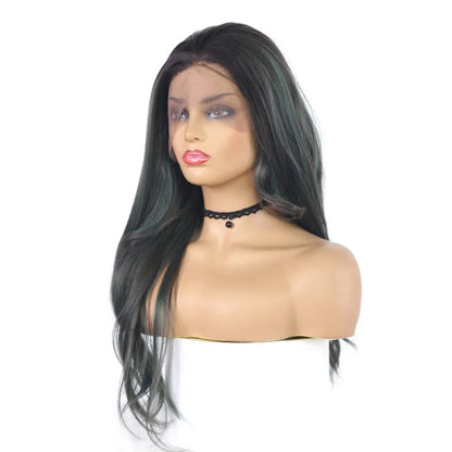 Swiss Lace Front Straight Long Wigs