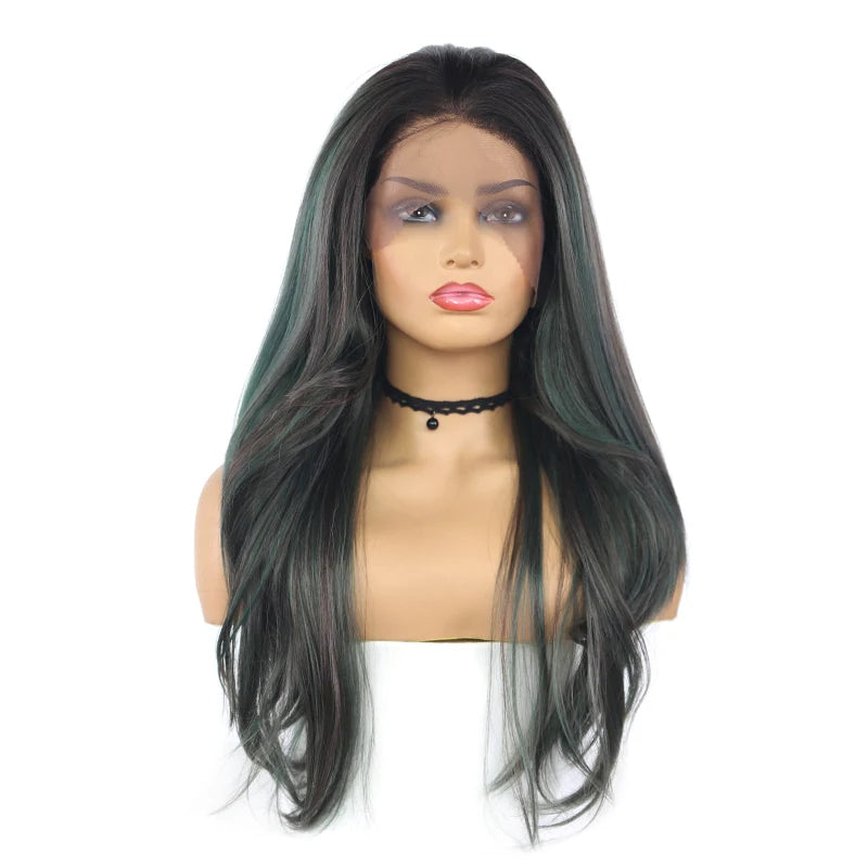 Swiss Lace Front Straight Wigs