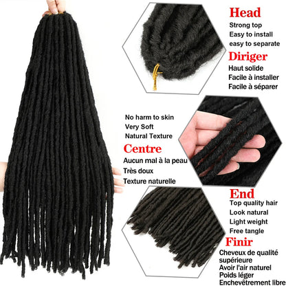 Synthetic Braiding Faux Locs