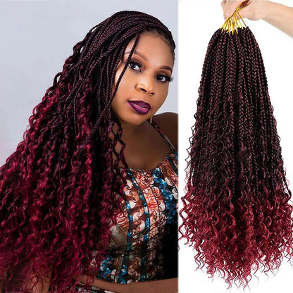 Synthetic Crochet Bohemian Goddess Box Braid