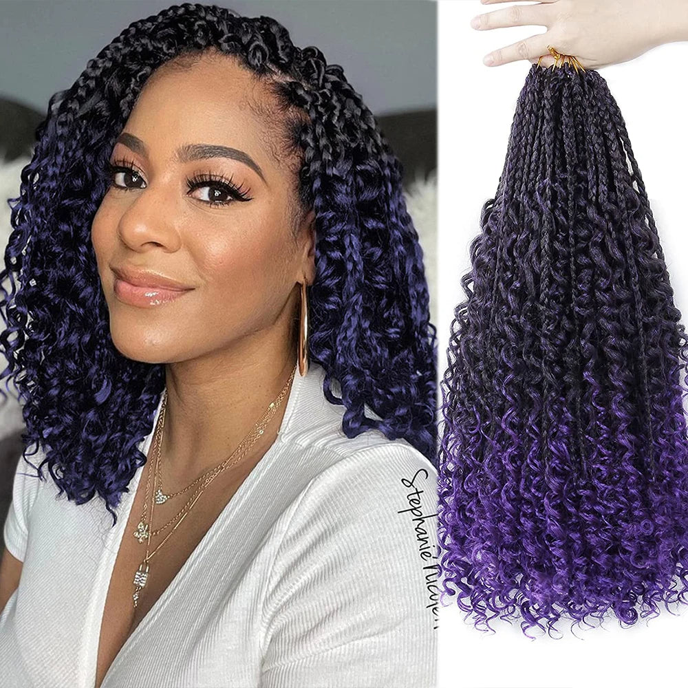 Synthetic Crochet Bohemian Goddess Box Braid