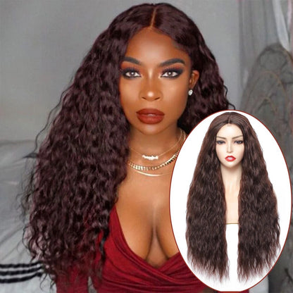 Synthetic Middle Part Lace Wigs