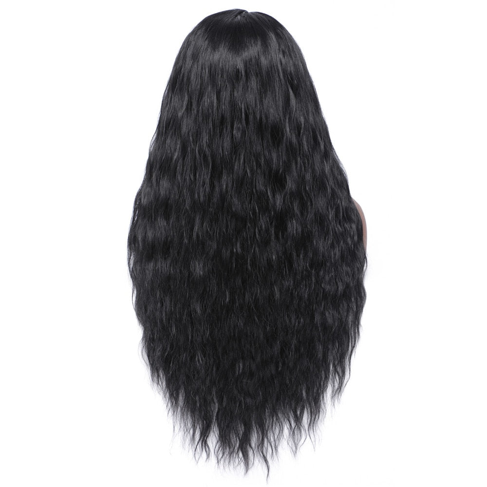 Synthetic Middle Part Lace Wigs