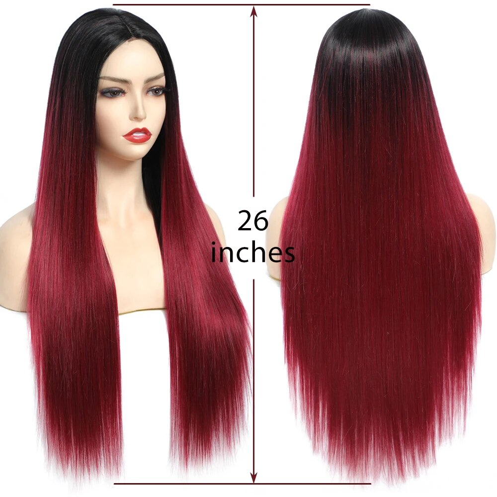 Synthetic Straight Lace Wig