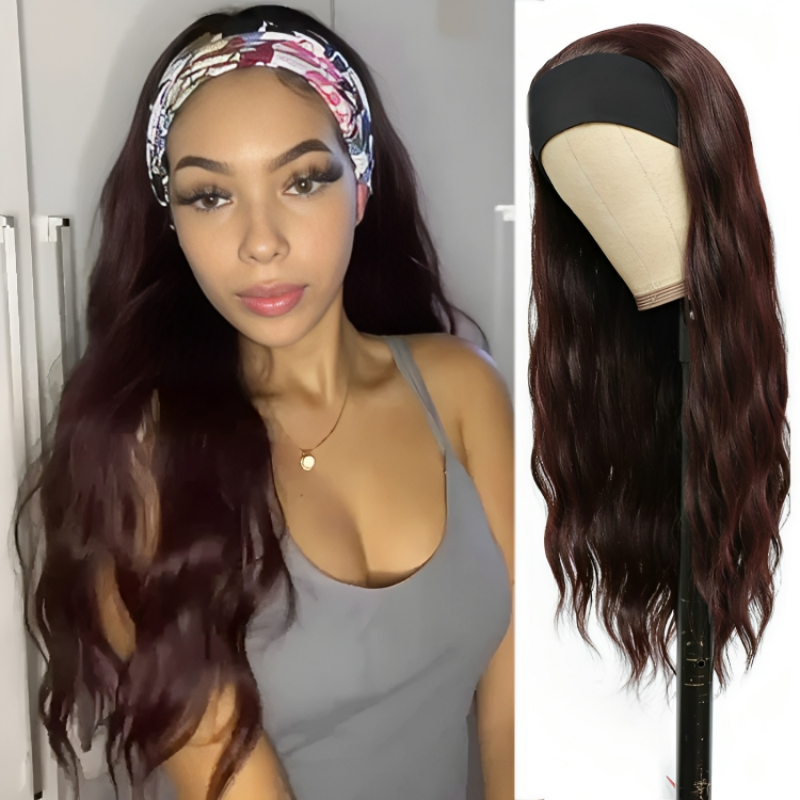 Wavy Synthetic Headband Wig